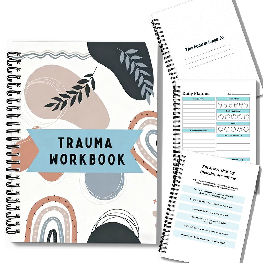 Health Wellness Journal - 1PC 홀리스틱 트라우마 치유 워크북: 트라우마