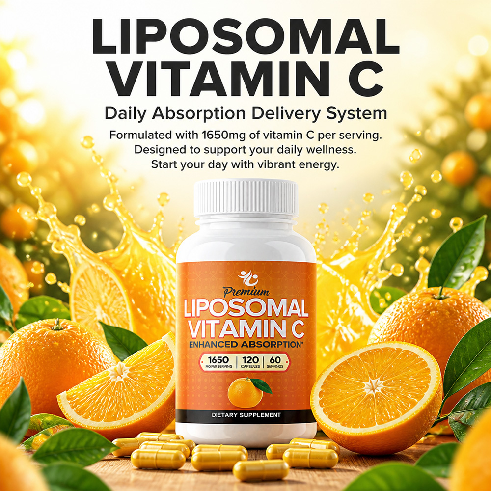 리포좀 비타민 C 캡슐 1650mg, 콜라겐 생성 촉진 - Health Wellness Vitamins 리뷰 및 가격
