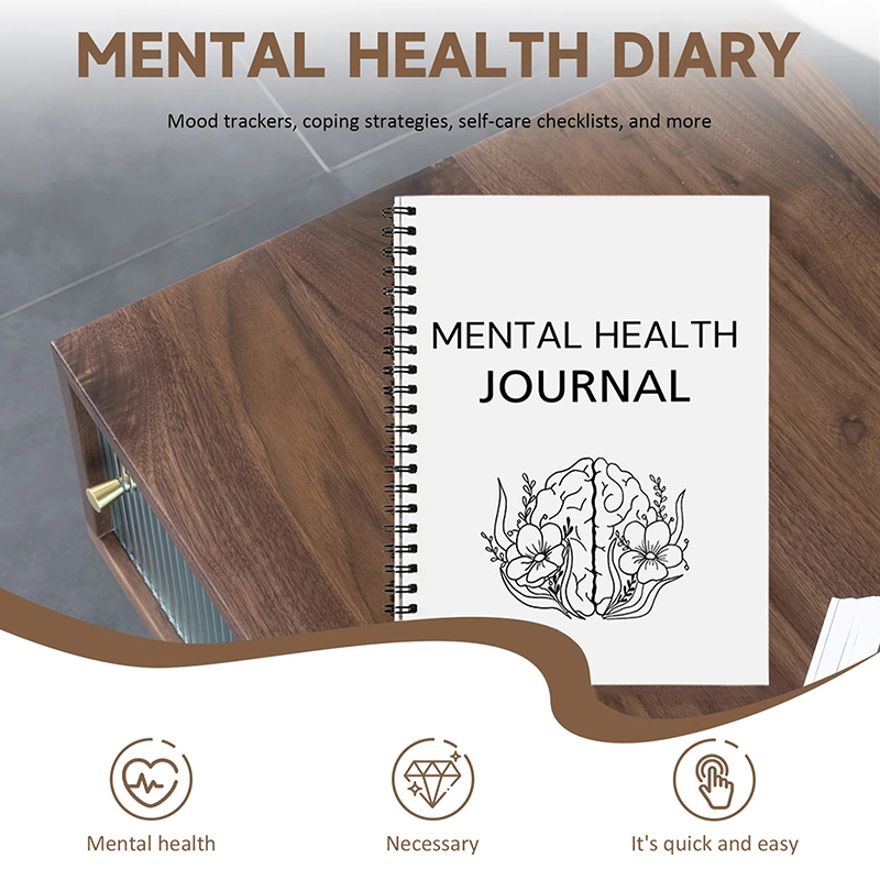 새로운 정신 건강 저널, 정신 건강 플래너, 웰니스 워 - Health Wellness Journal 리뷰 및 가격