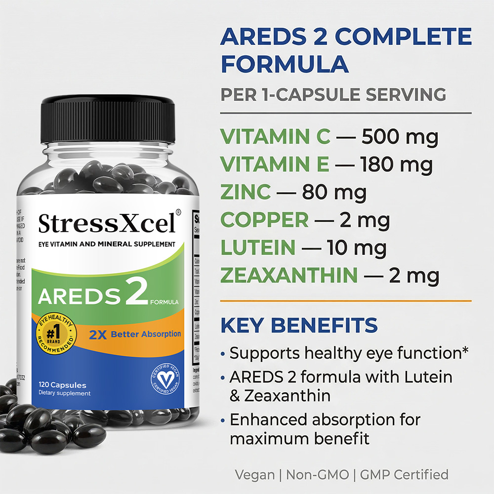 AREDS 2 아이 캡슐, 루테인 & 제아잔틴, 비타민 - Health Wellness Vitamins 리뷰 및 가격
