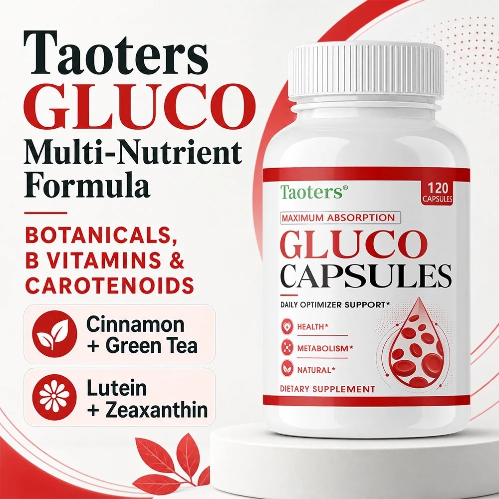 글루코 캡슐 – 흡수율 극대화, 눈 건강 지원, 일상적 - Health Wellness Vitamins 리뷰 및 가격